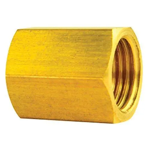 5/16" (1/2-20 Inverted) Brass Brake Line Union | 10Ct 1