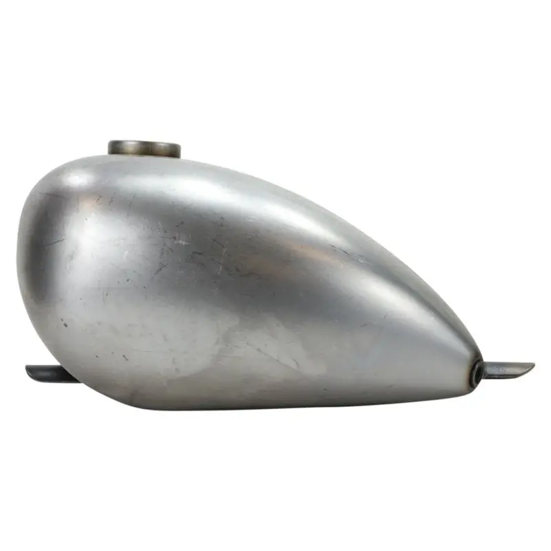 Moto Iron 2.3 Gallon Wassell-Style Low Tunnel Frisco-Style Fuel Tank 1