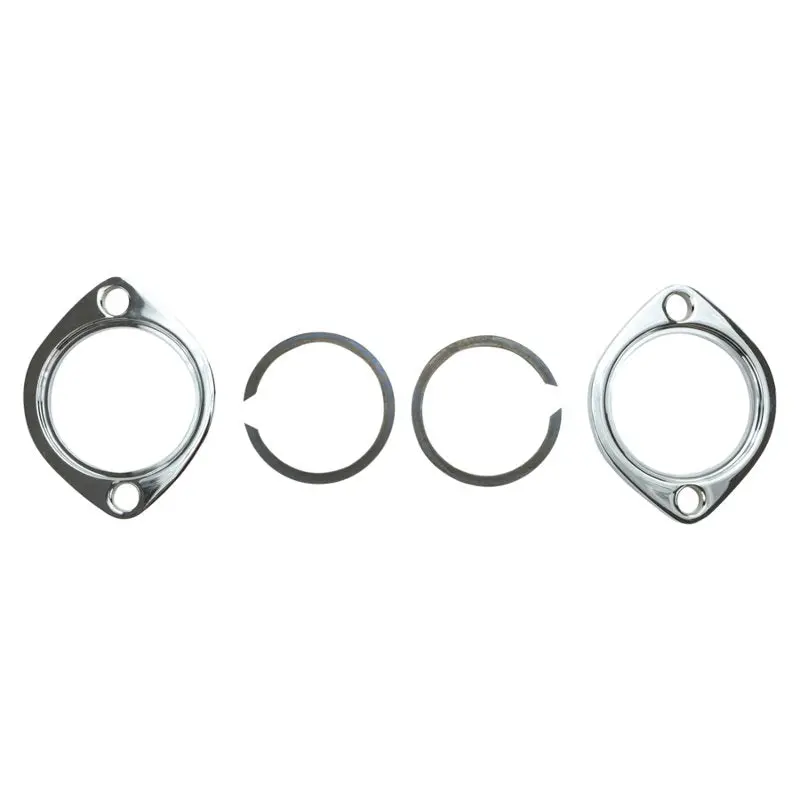 Moto Iron Exhaust Port Flange And Retaining Ring Kit For Harley-Davidson Big Twin And Sportster 1