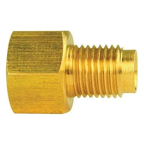 (7/16-24 Inverted)F, (3/8-24 Inverted)M | Brass Adapter | 10Ct 1