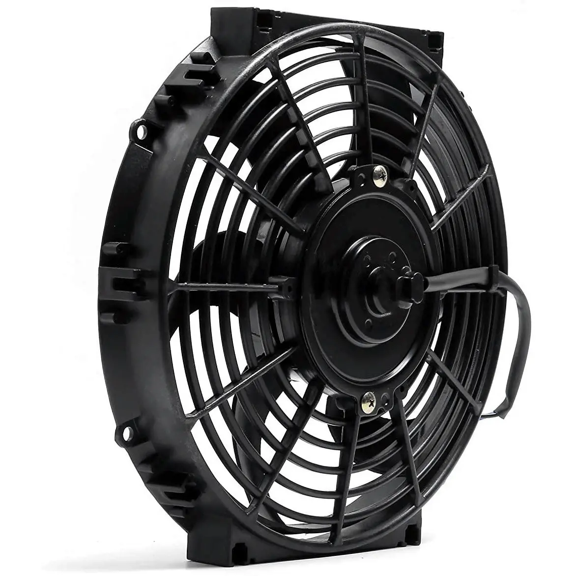 10-11 Inch 130W Electric Trans Oil Cooler Fan Hose End Temperature Switch Kit 5