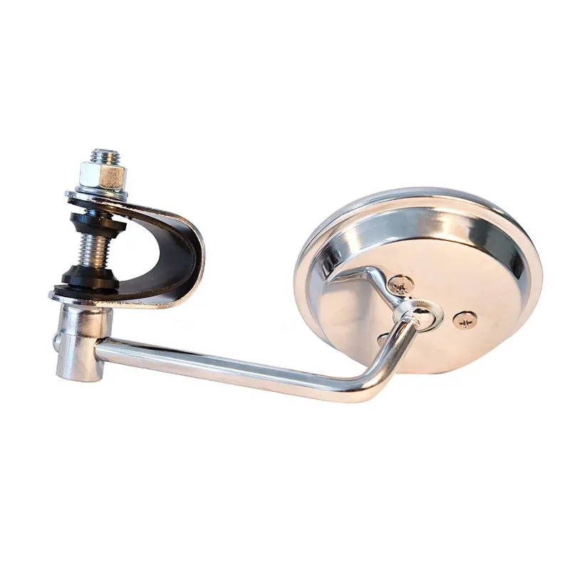 Chrome Mini Clamp On Mirror 1