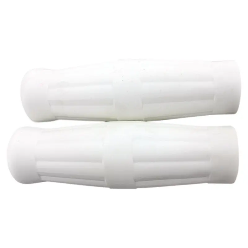 Old School 1" White Handlebar Grips 1
