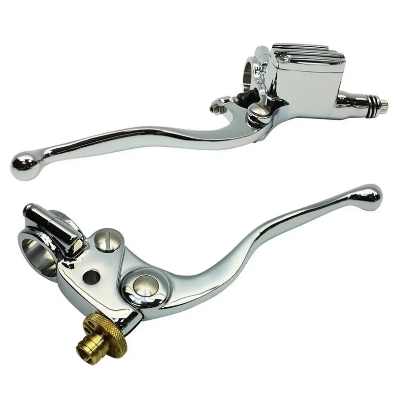 Moto Iron 1″ Handlebar Controls Kit (Master Cylinder And Clutch Lever) For Harley And Custom 2