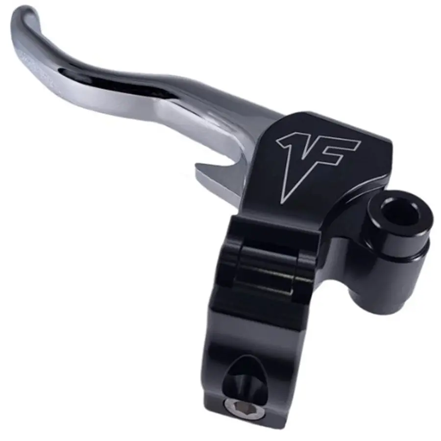 Easier Pull Clutch Lever Assembly | 2Fngr | Black/Chrome - Dyna/Softail/Sportster 1