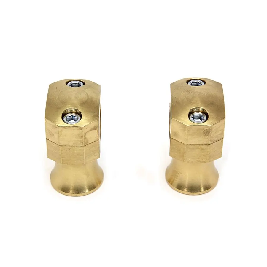 1" Diameter Shorty Style Brass Riser Set 2