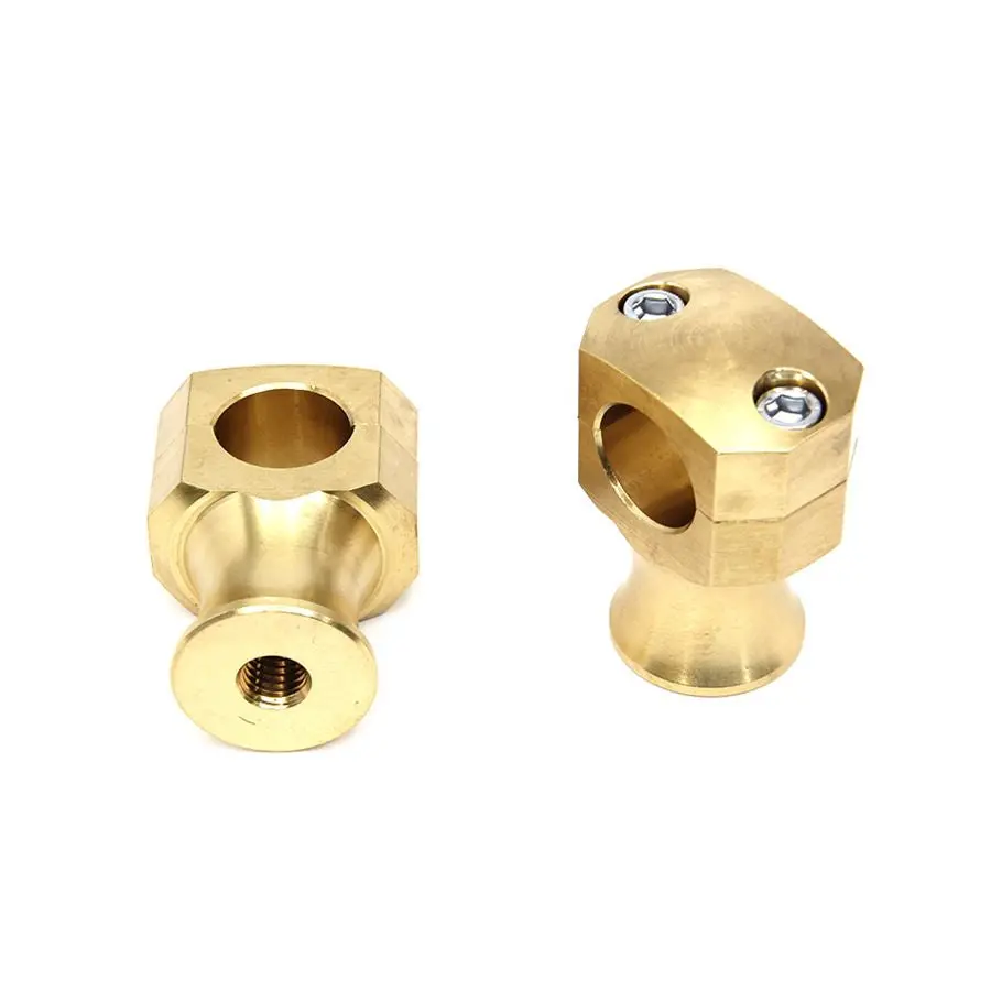 1" Diameter Shorty Style Brass Riser Set 1
