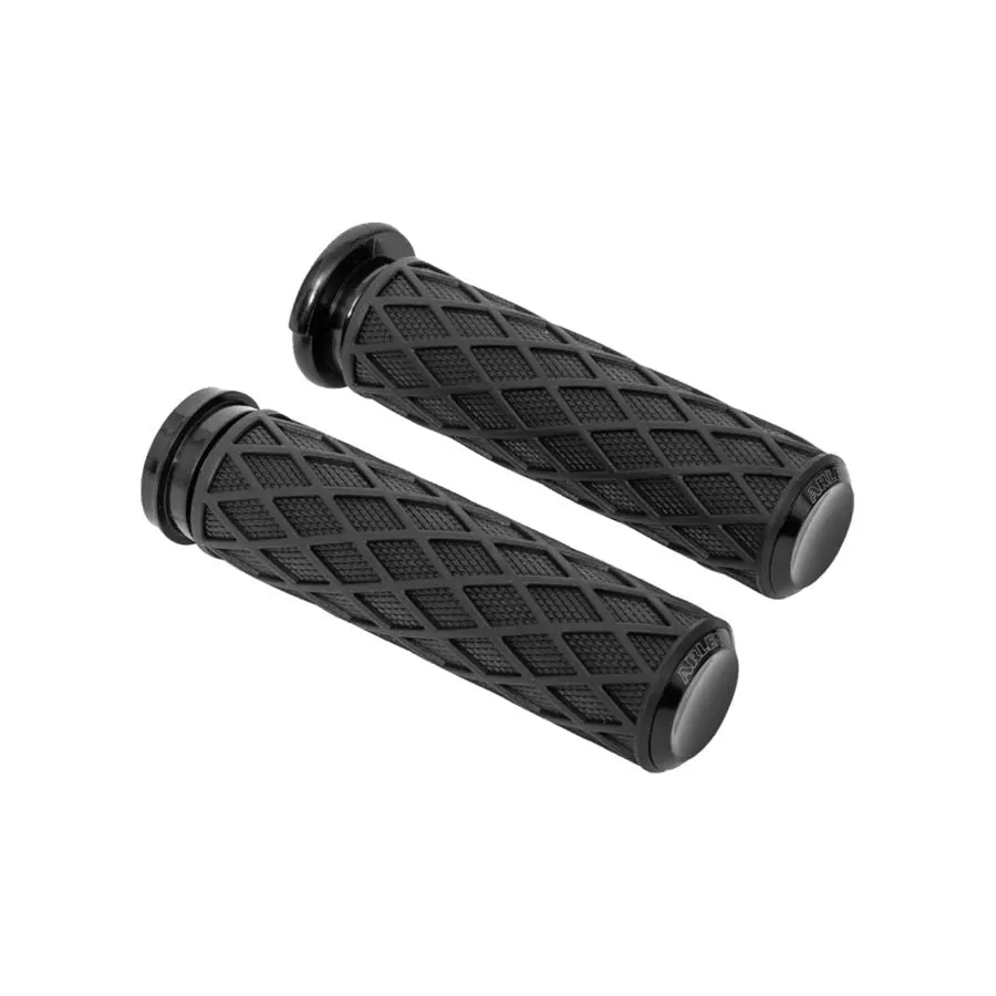Arlen Ness Fusion Diamond Grips For First Generation Harley-Davidson Tbw—Black 1
