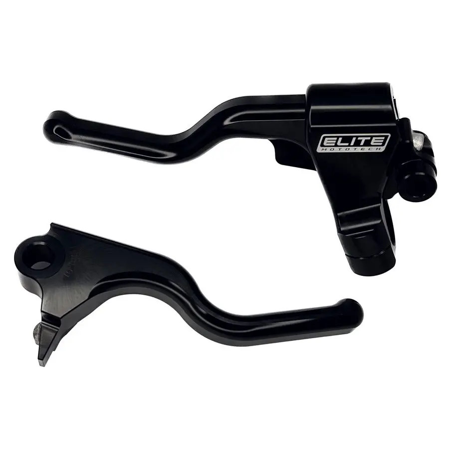 Elite Mototech Hd "Ez-Pull" 18-24 Softail Clutch & Brake Lever Set Black 1