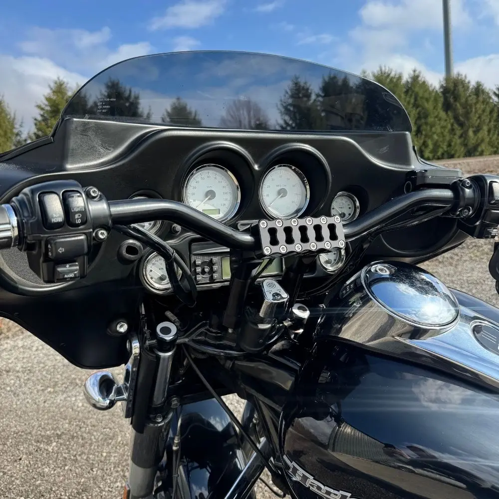 Tc Bros. Pro Series Handlebar Riser Adapter For 2006-2013 Harley-Davidson Street Glide—Ignition Lock Retainer Kit 2