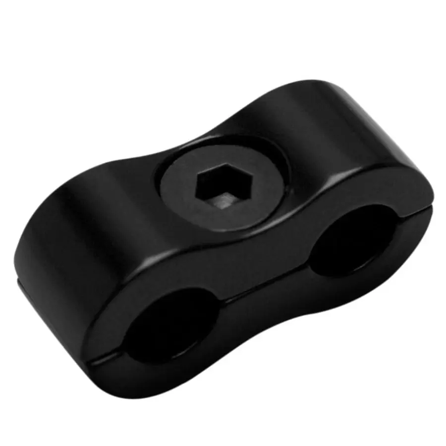 Cable Clamp - Dual - Black 1
