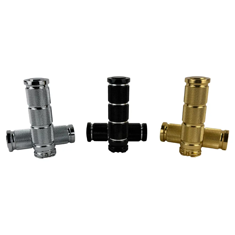 Moto Iron Knurled Billet Grips For Harley-Davidson 1
