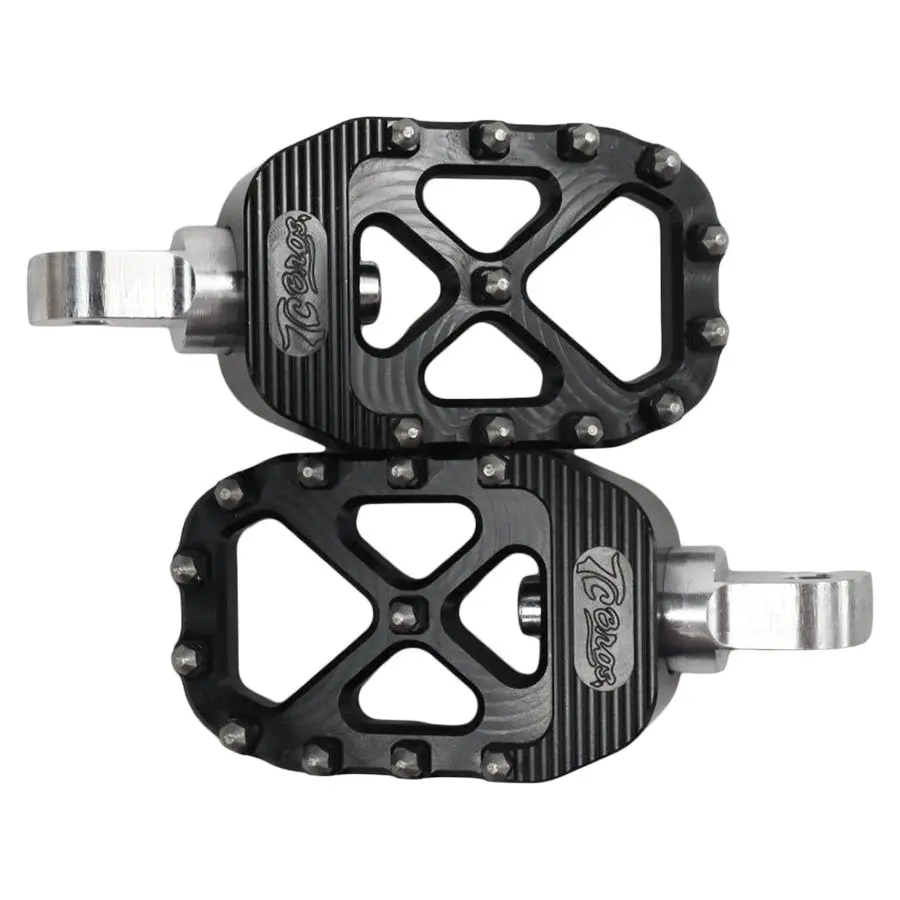 Tc Bros. Pro Series Mx Footpegs For 1977-2022 Harley-Davidson 2
