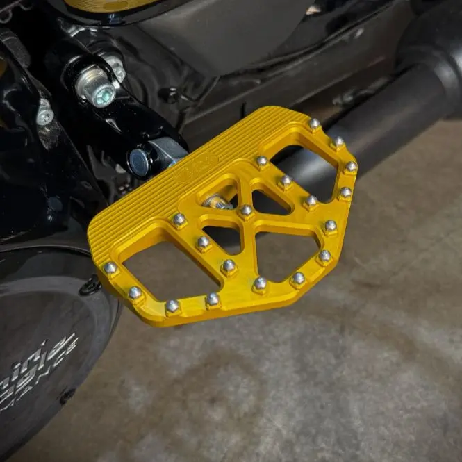 Tc Bros. Pro Series Mx Mini Floorboards For 2018-Up Harley-Davidson (Passenger Position) 2