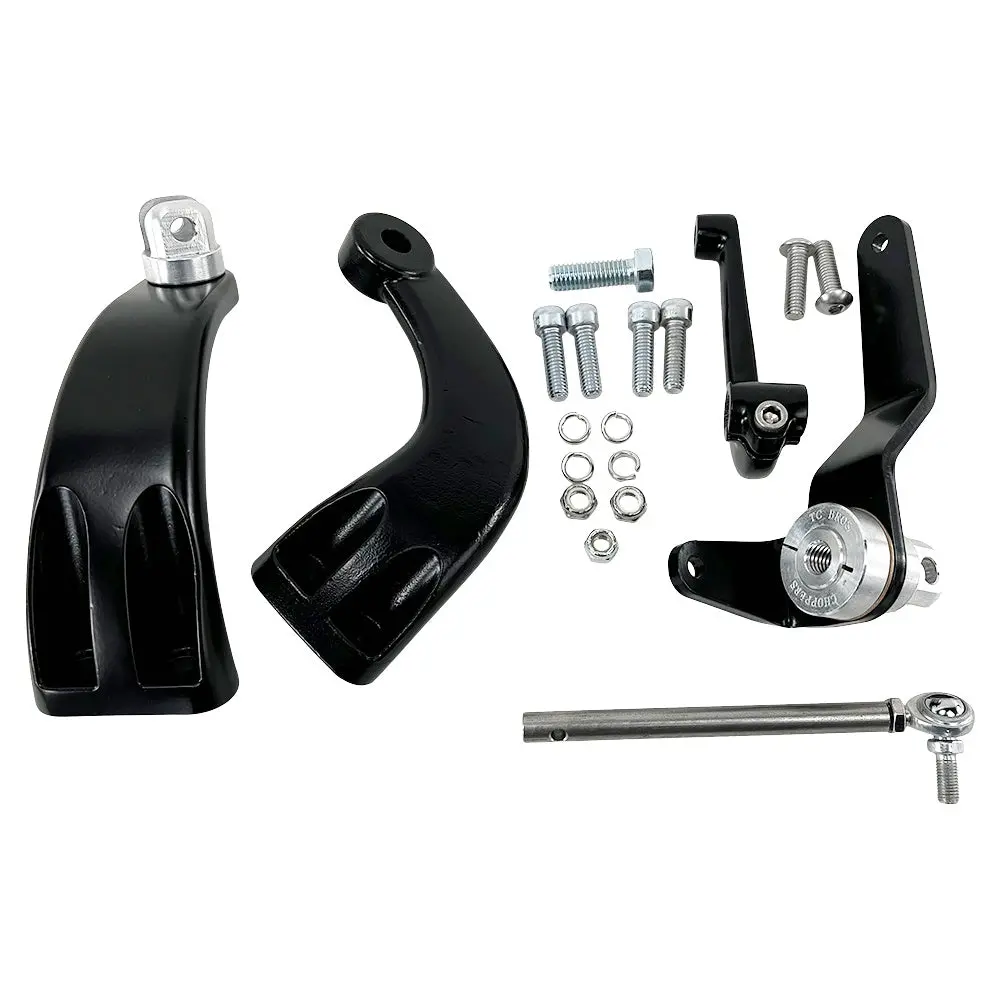 Tc Bros. Sportster Mid Controls Kit (No Pegs) Fits 2014-2022 1