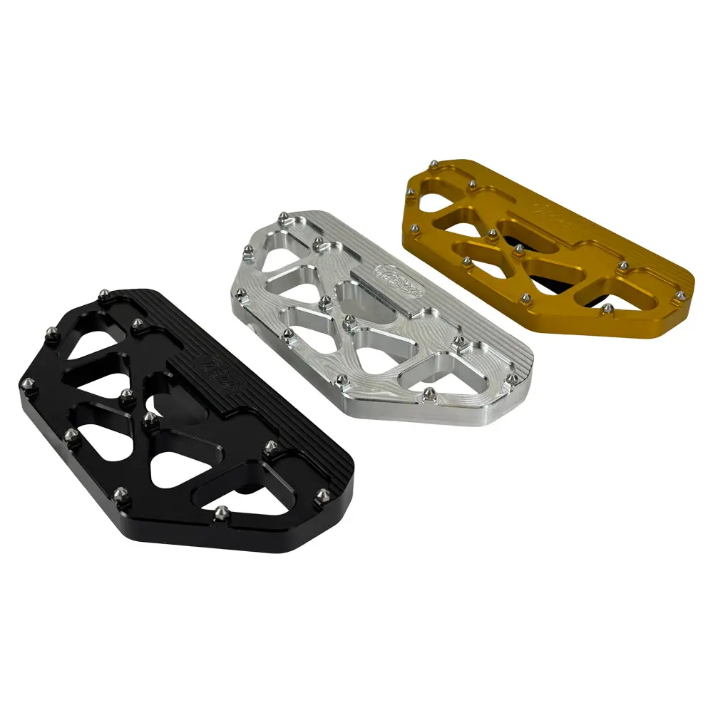 Tc Bros. Pro Series Mx Passenger Floorboards For 1993-Up Harley-Davidson Touring 1