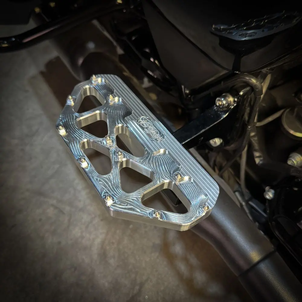 Tc Bros. Pro Series Mx Passenger Floorboards For 1993-Up Harley-Davidson Touring 3