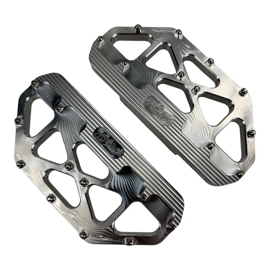 Tc Bros. Pro Series Mx Passenger Floorboards For 1993-Up Harley-Davidson Touring 1