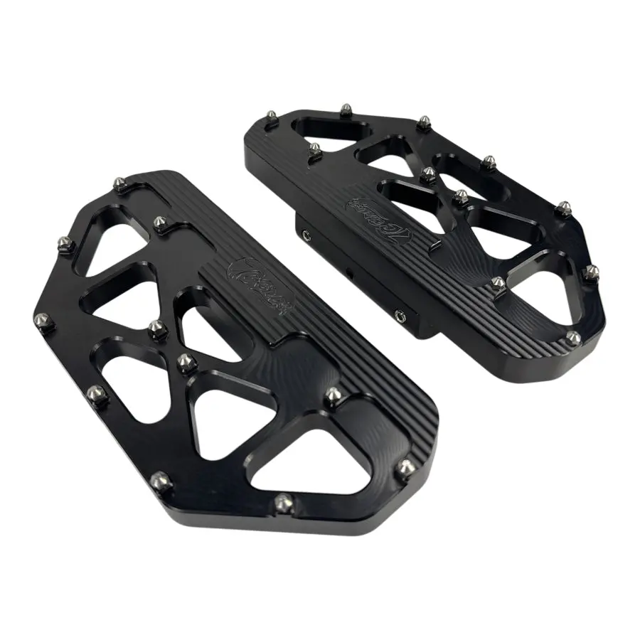 Tc Bros. Pro Series Mx Passenger Floorboards For 1993-Up Harley-Davidson Touring 2