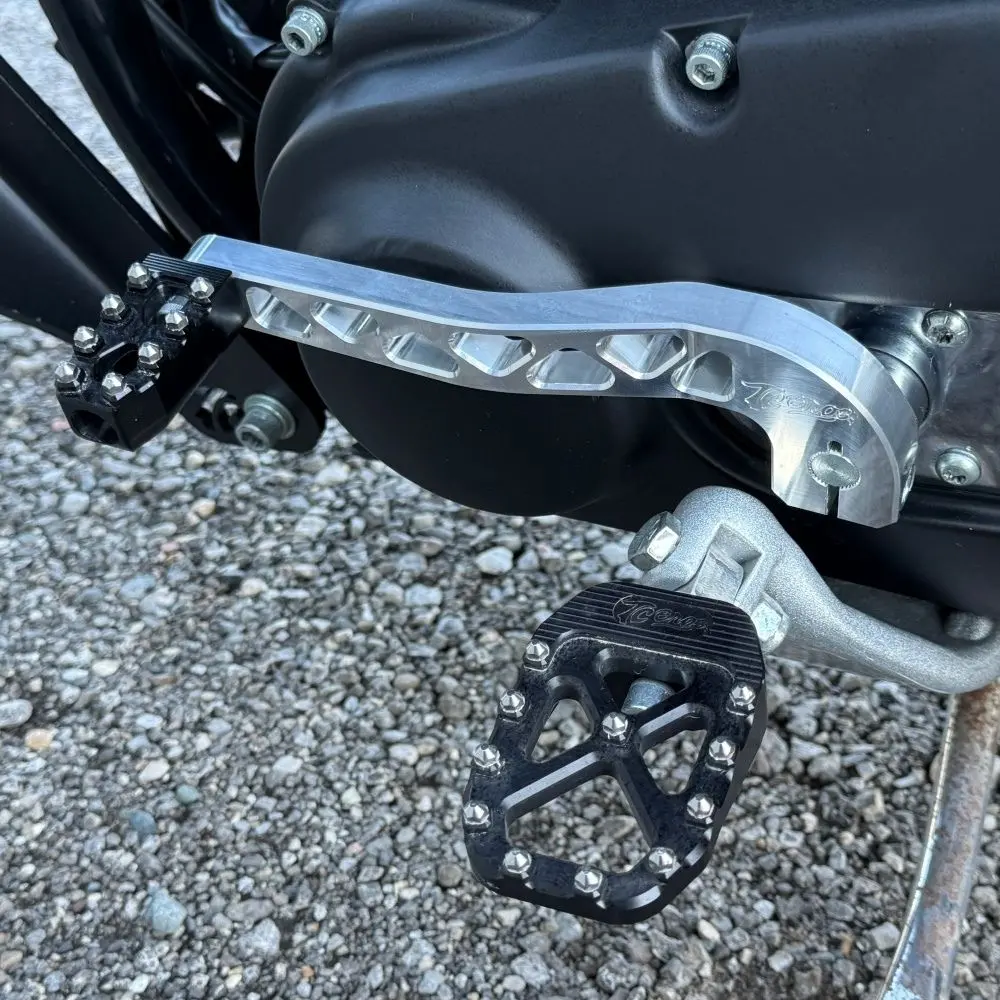 Tc Bros. Pro Series Mx Footpegs For 1977-2022 Harley-Davidson 2