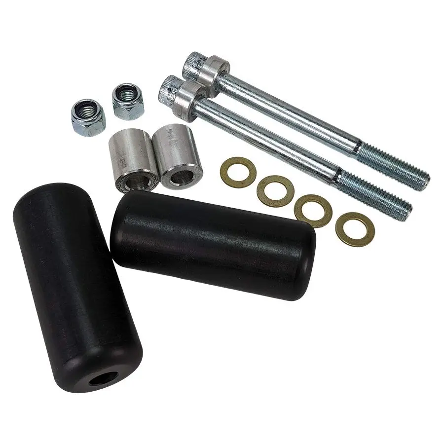 Tc Bros. Upper Shock Mount Delrin Crash Sliders 2006-2017 Harley Dyna 1
