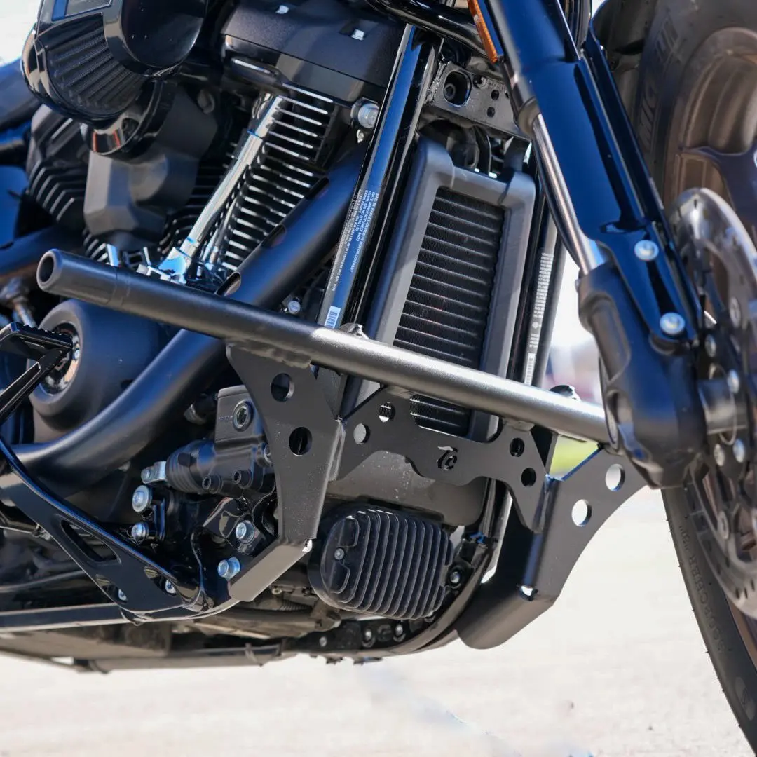 Tc Bros. Front Crash Bar For Harley-Davidson M-8 Softail W/ Mid Controls 2