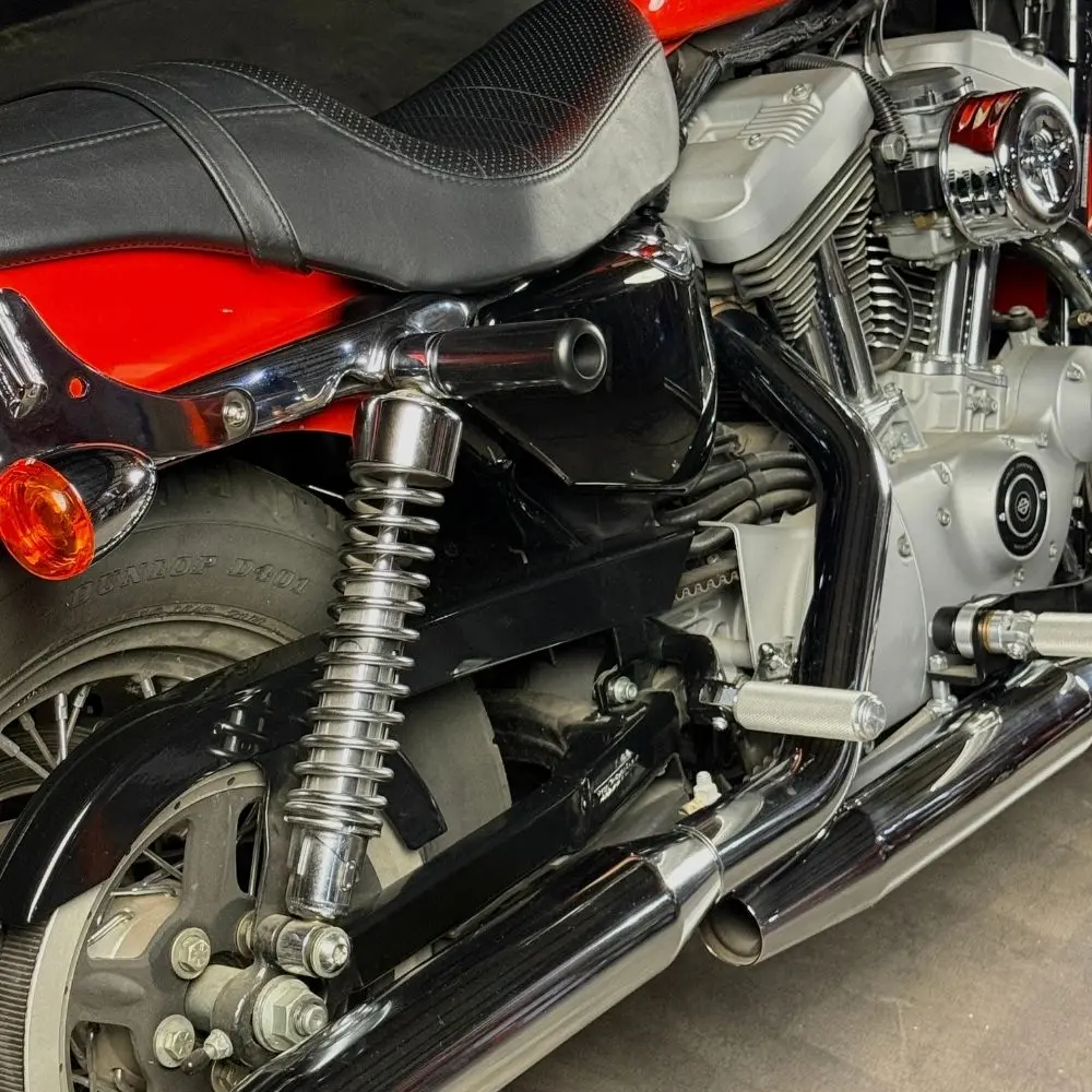 Tc Bros. Upper Shock Mount Crash Sliders For 2000-2022 Harley-Davidson Sportster 2
