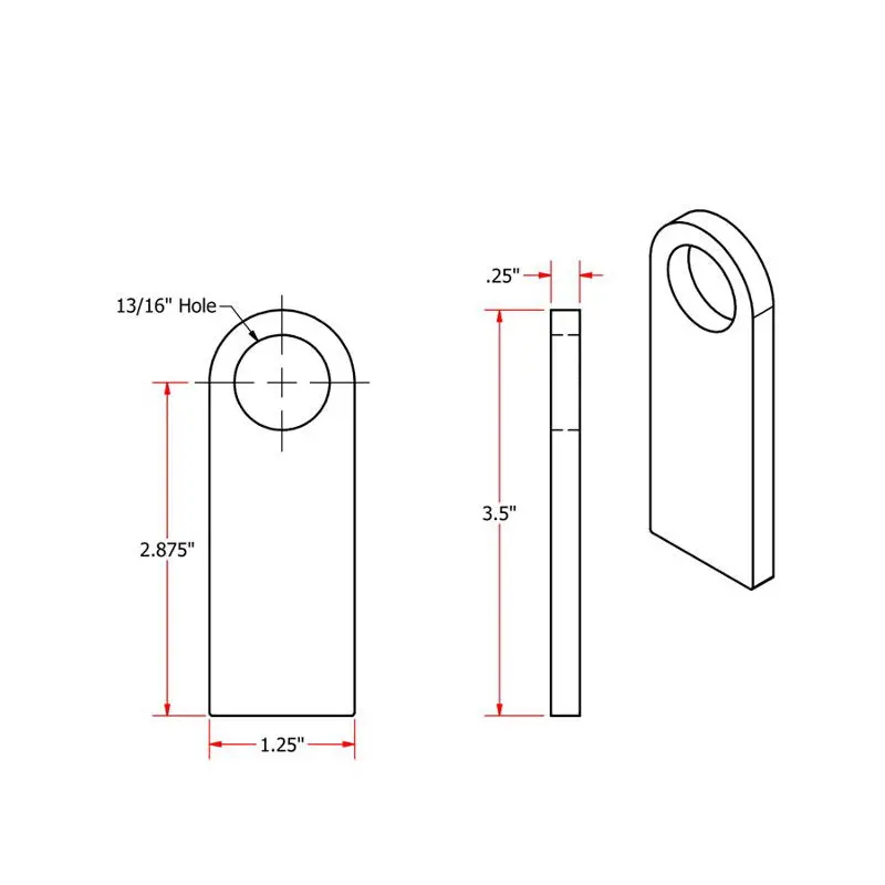 Tc Bros. Heavy Duty Rubber Mounting Tabs 2