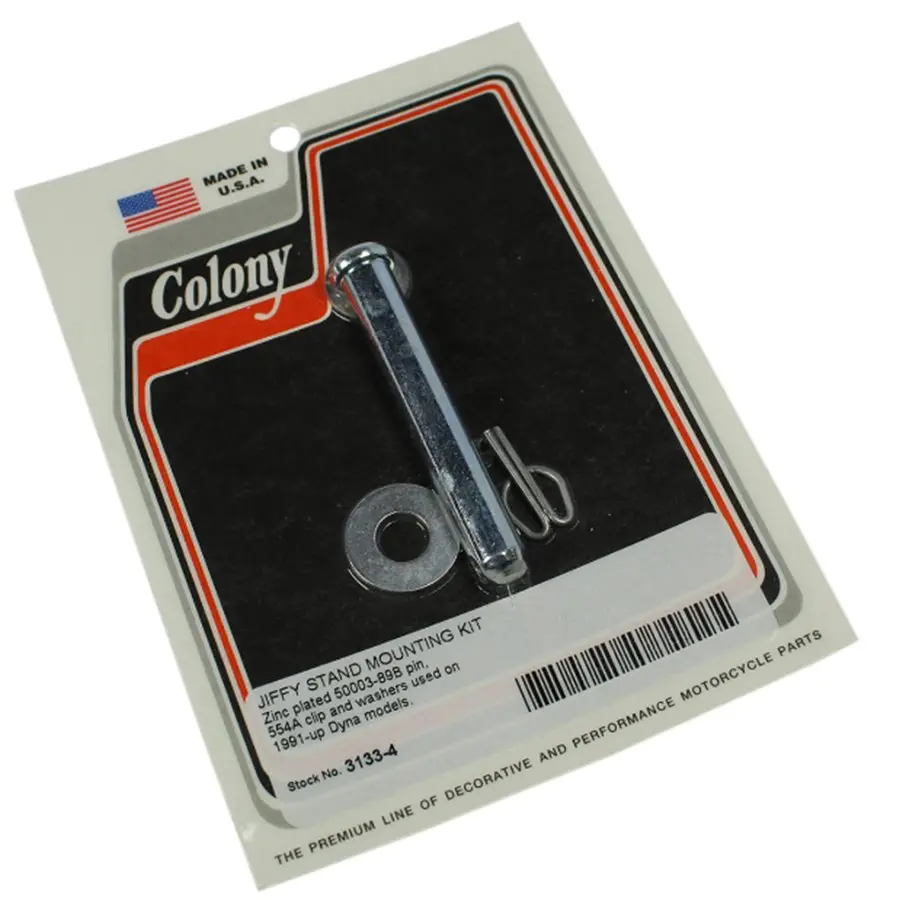Jiffy/Kick Stand Mounting Hardware Kits - 99-17 Dyna 1
