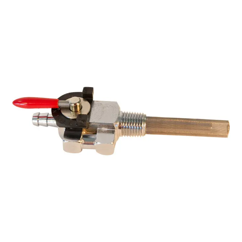 Moto Iron 1/4" Npt Straight Male Fuel Valve/Petcock 2