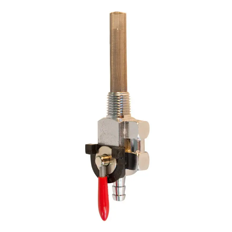 Moto Iron 1/4" Npt Straight Male Fuel Valve/Petcock 1