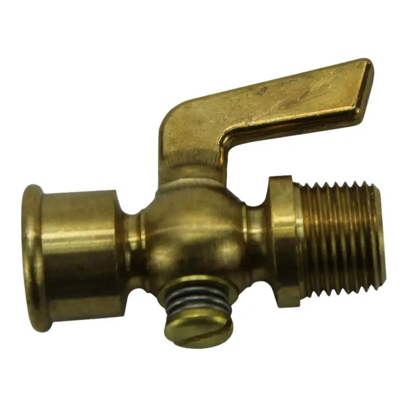3/8" Brass Petcock With T Handle 1