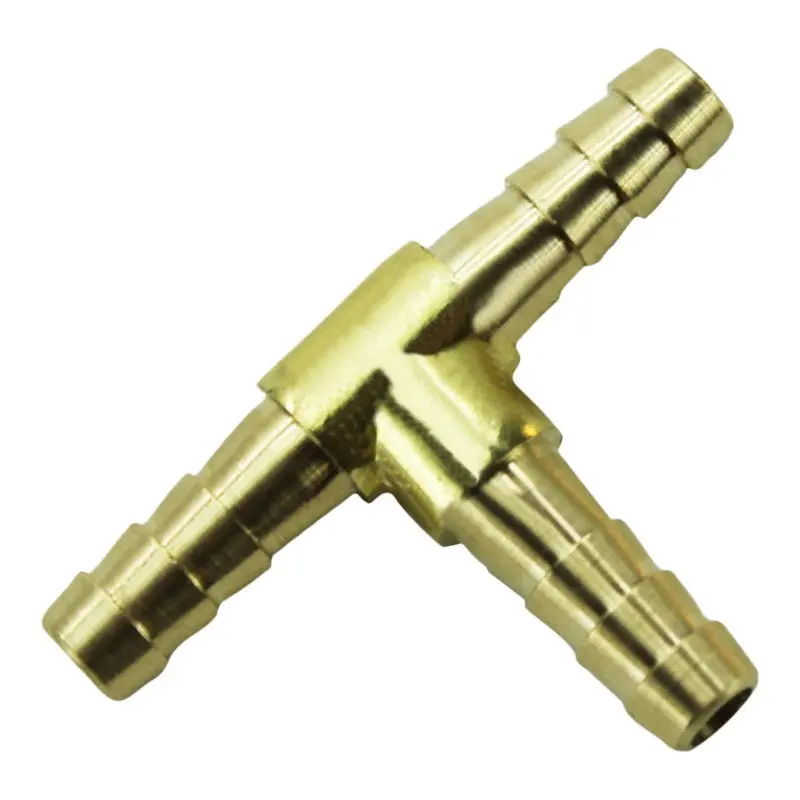 1/4" Hose Barb Tee Brass (Sold Each) 1