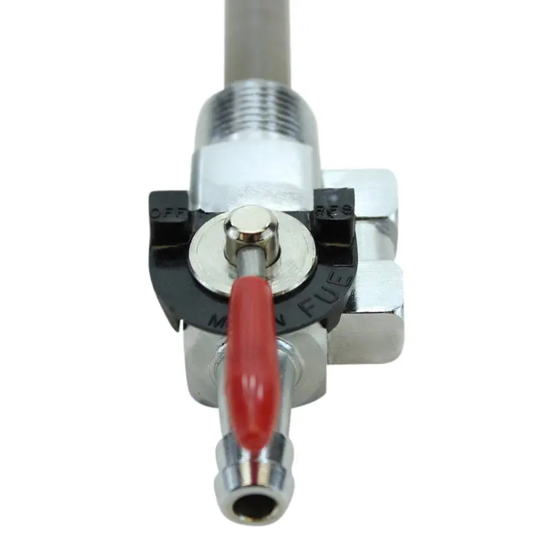 Accel High Flow Straight Spigot Petcock Fits 3/8" Npt And 22Mm Tank Bungs 2