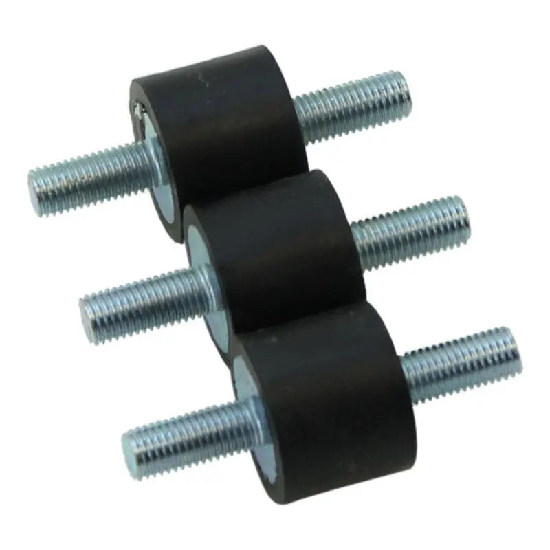 Custom Rubber Isolator Mounts For Battery Boxes, Oil Tanks (5/16-24 3/4" Studs) 3 Pack 1