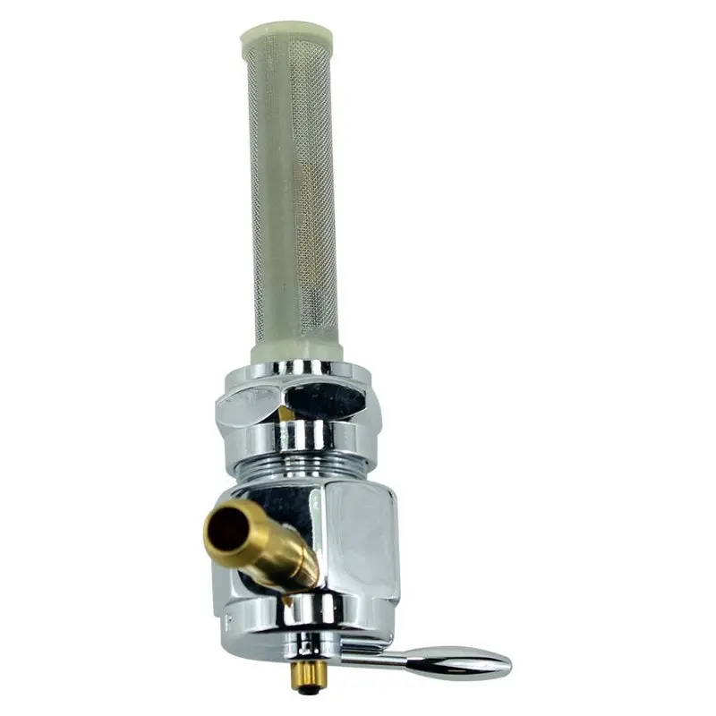 Billet Petcock Fuel Valve 22Mm 90 Degree Right Outlet 1
