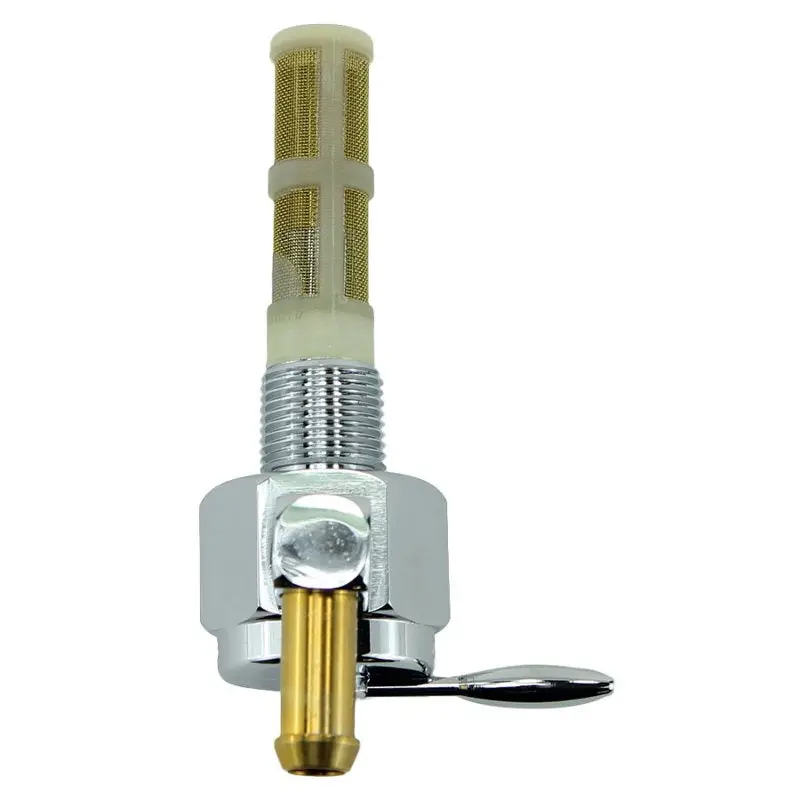 Billet Petcock Fuel Valve 3/8" Npt Straight Outlet 1