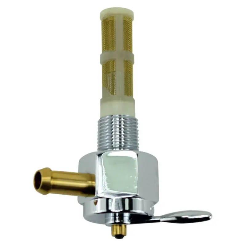 Billet Petcock Fuel Valve 3/8" Npt 90 Degree Right Outlet 1