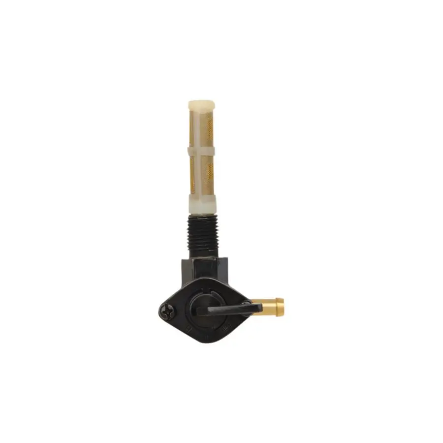 1/4" Petcock Fuel Valve - 90 Degree - Black 1