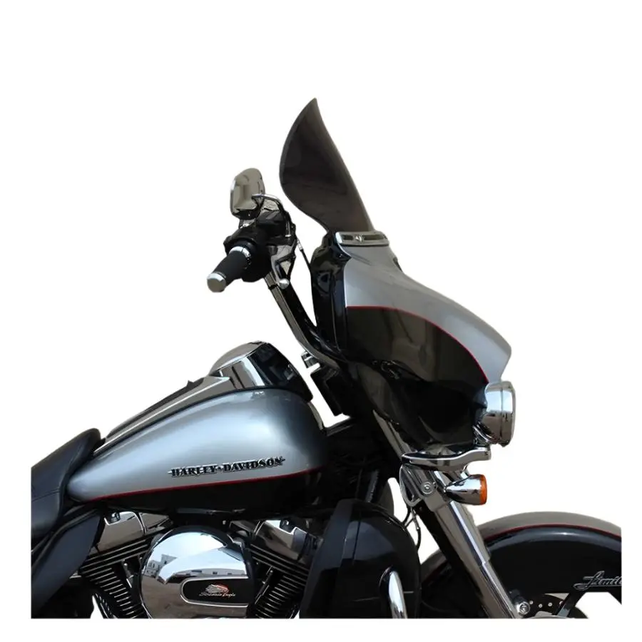 Klockwerks Flare Windshield - 11-1/2" - Dark Smoke - For 2014-2024 Flh 1