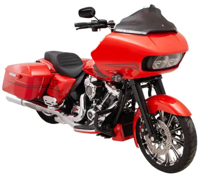 Klockwerks Flare Windshield - 9" - Dark Smoke - For Fltr 2015-2024 1