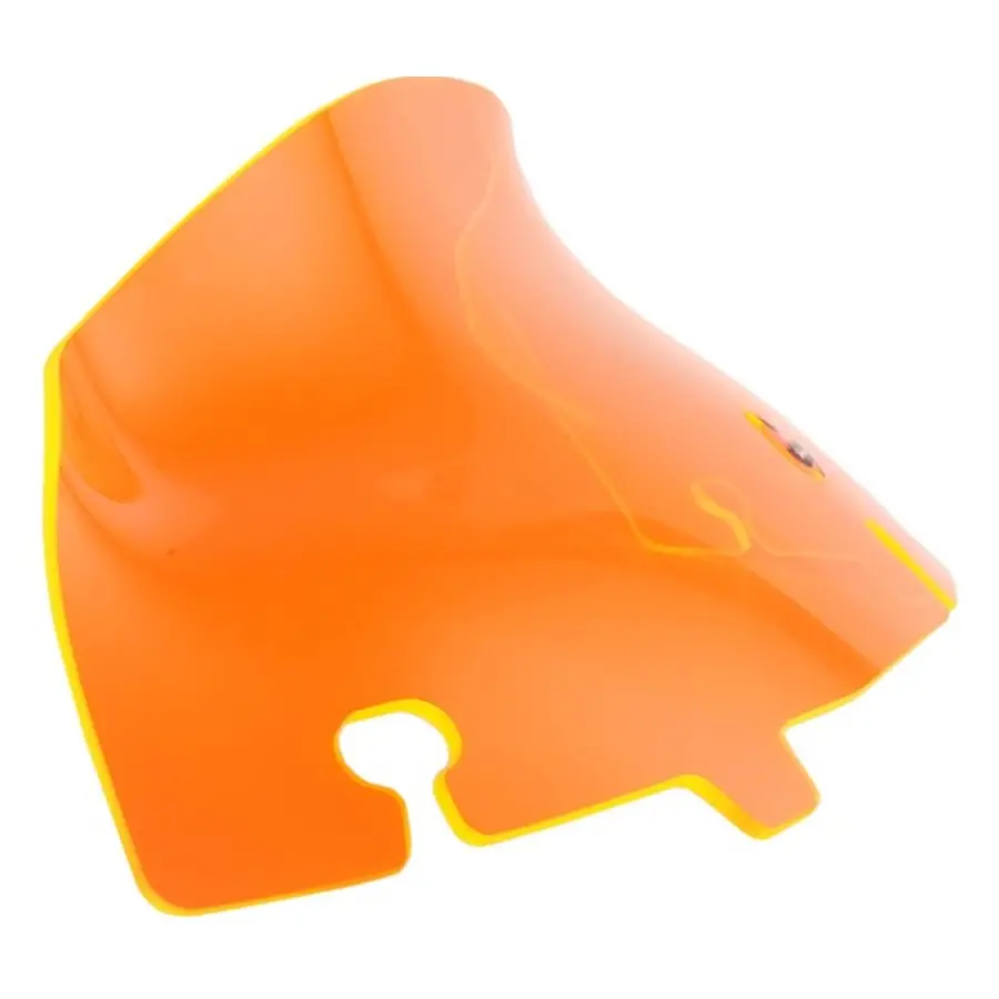 Klockwerks Kolor Flare Windshield - 4" - Orange Ice - For 2014-2024 Flh 1