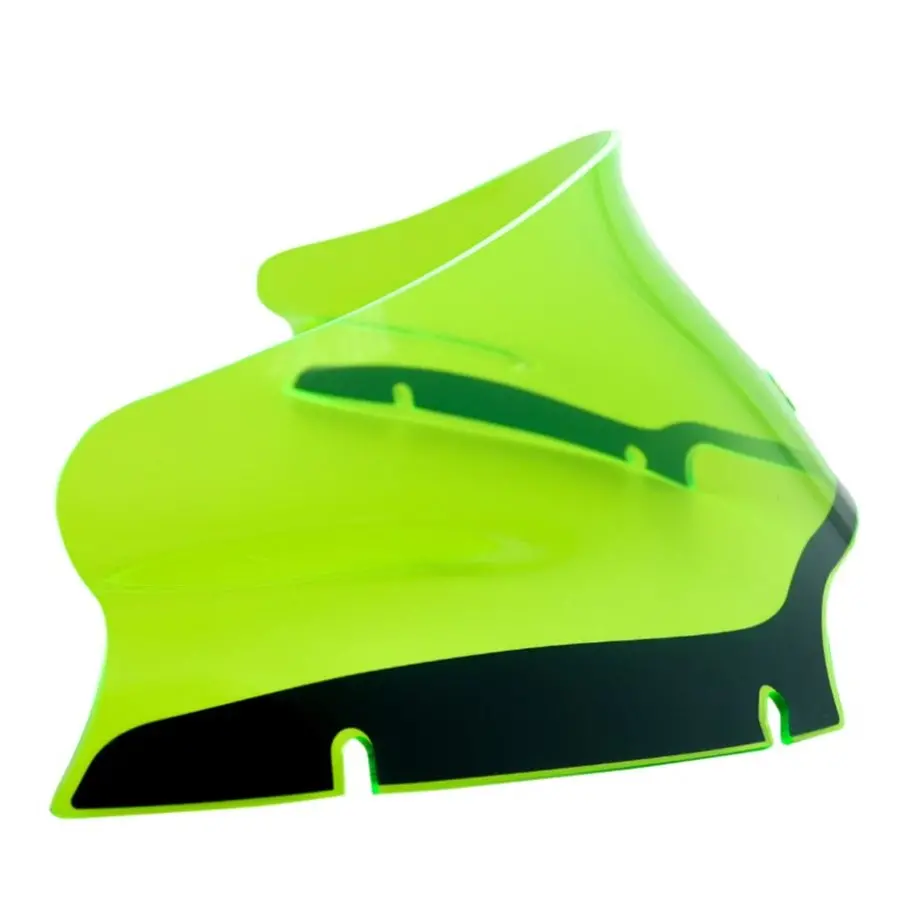Klockwerks Kolor Flare Windshield - 6" - Green Ice - For 2015-2024 Fltr 1