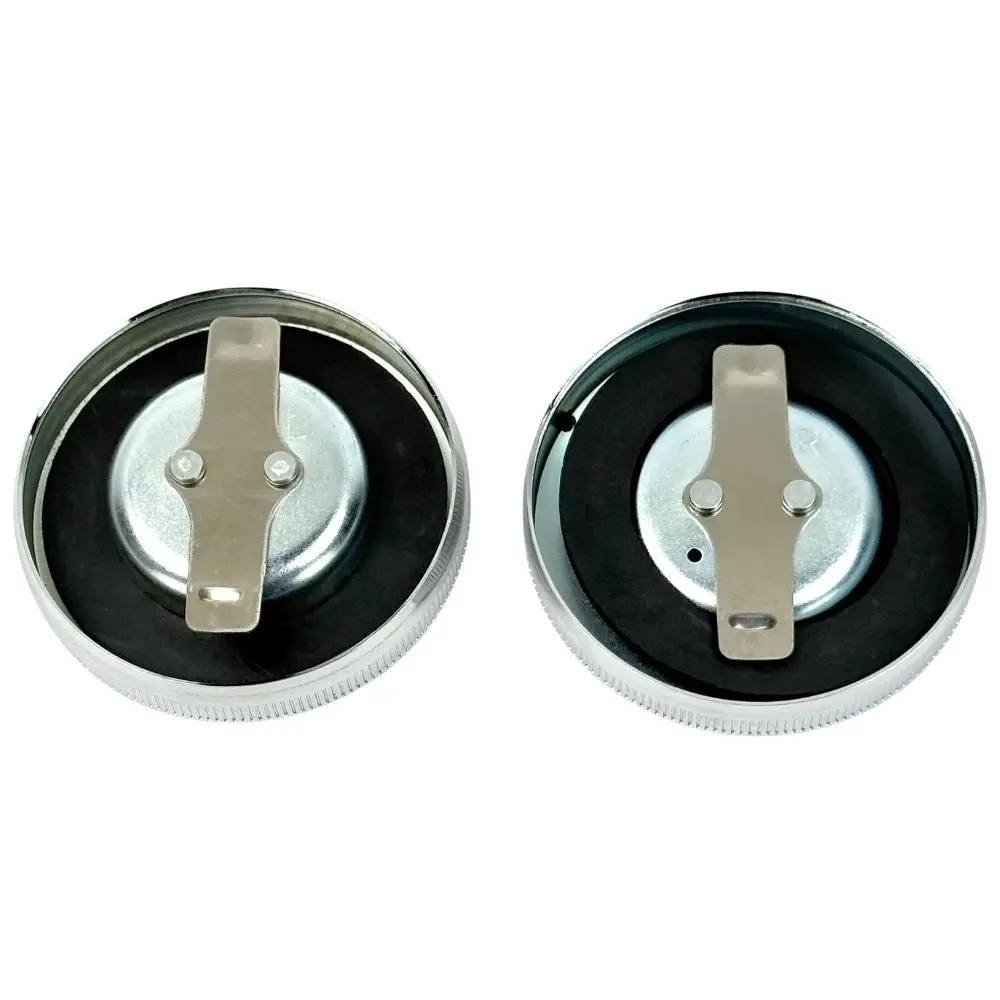 Wyatt Gatling Fuel Cap Set For 1965-1982 Harley-Davidson With Vented And Non-Vented Caps 1