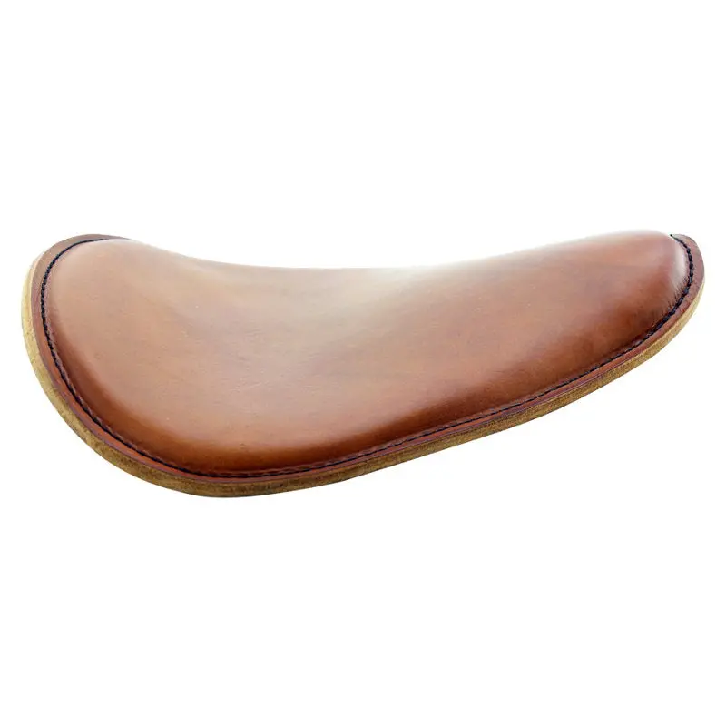 Brown Leather Thin High Back Solo Seat 1