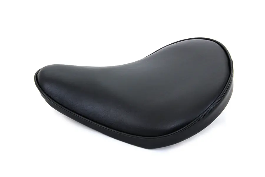 Black Smooth Vinyl Solo Seat For Choppers And Bobbers 1