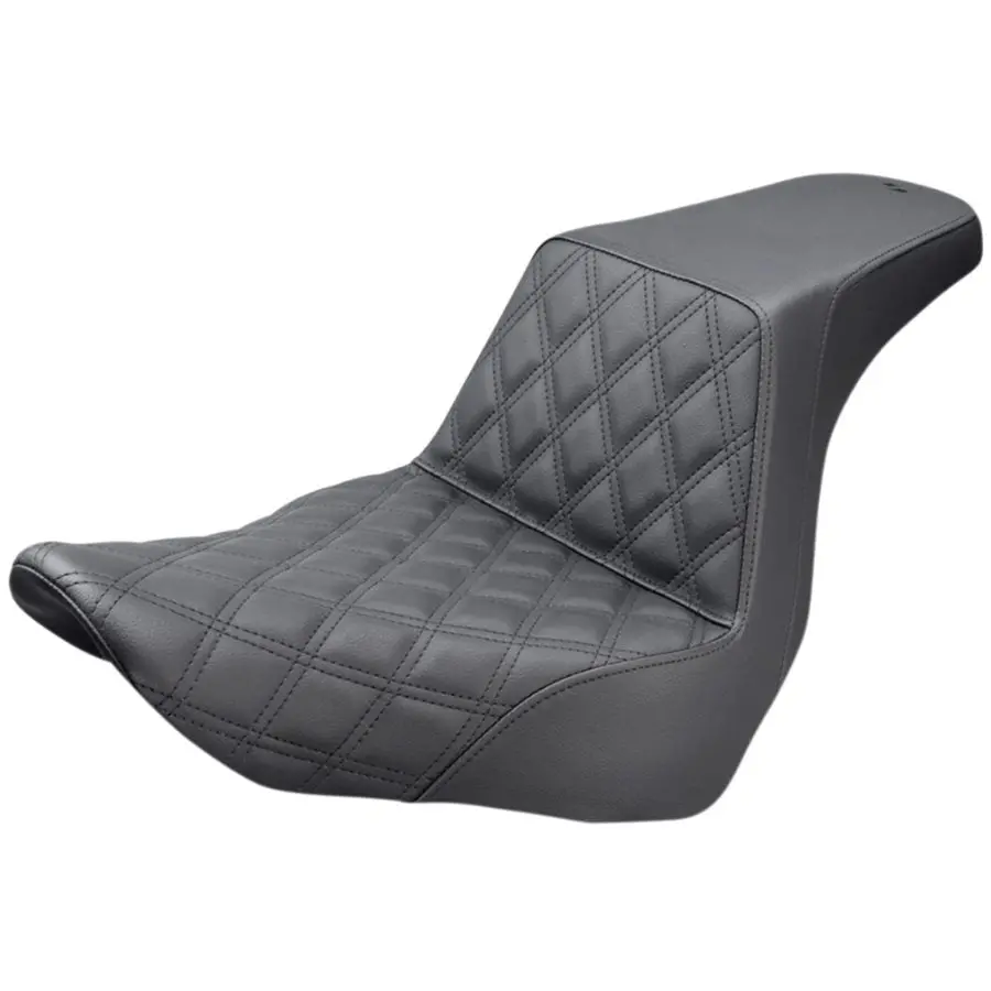 Saddlemen Step-Up Seat 2018-24 Fxlr/Fxlrs/Flsb - Black Front Diamond Stitch 1