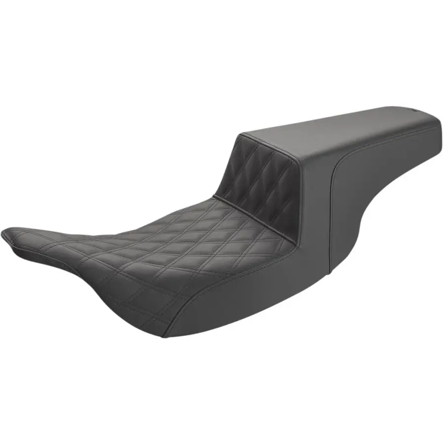 Saddlemen Step-Up Seat Flht & Fltr 1997-2007 - Black Front Diamond Stitch 1
