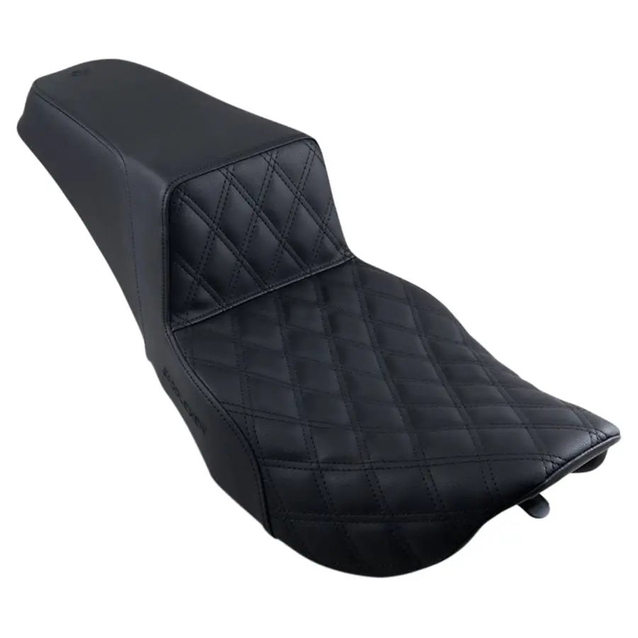 Saddlemen Step-Up Seat Flhr Flhx 1997-2007 - Black Front Diamond Stitch 1