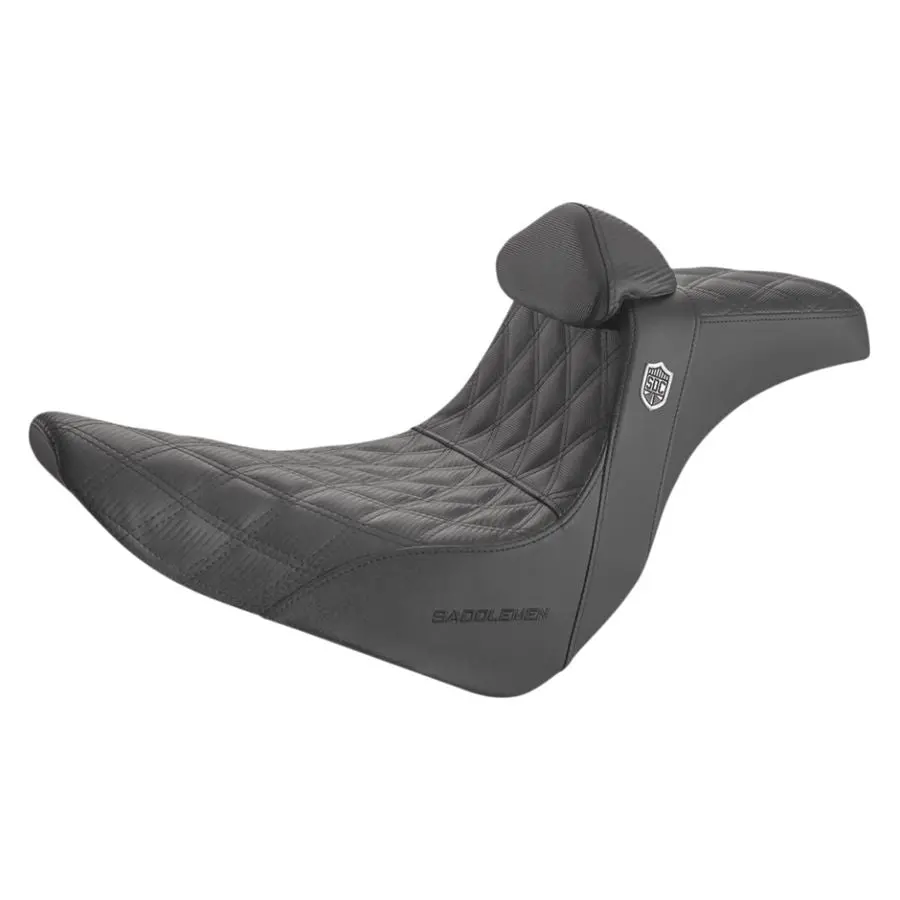 Sdc Pro Series Performance Gripper Seat With Backrest For 2018-2023 Harley M8 Softail Fxlr/Flsb 1